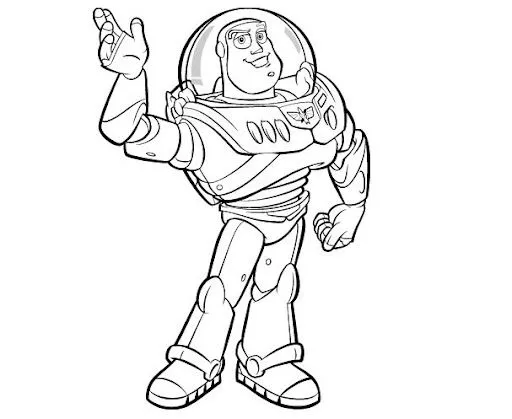 Imagen de buzz lightyear para colorear - Imagui