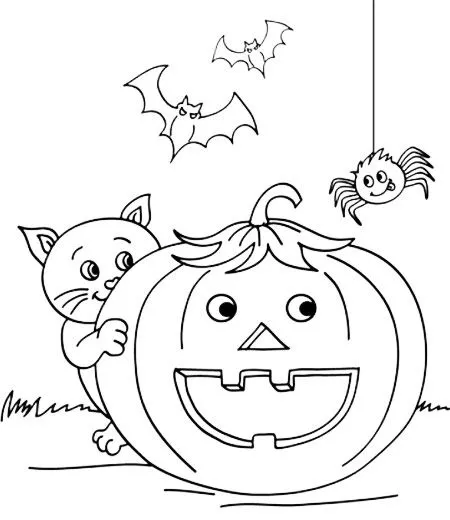 Dibujos de calabazas de Halloween