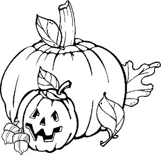 Dibujos de calabazas halloween para colorear | Manualidades Infantiles