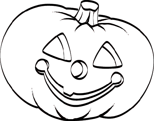 Dibujos de calabazas halloween para colorear | Manualidades Infantiles