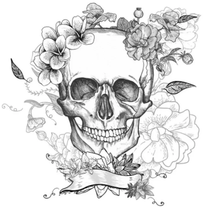 ▷ Dibujos de Calaveras para colorear - Colorear24.com