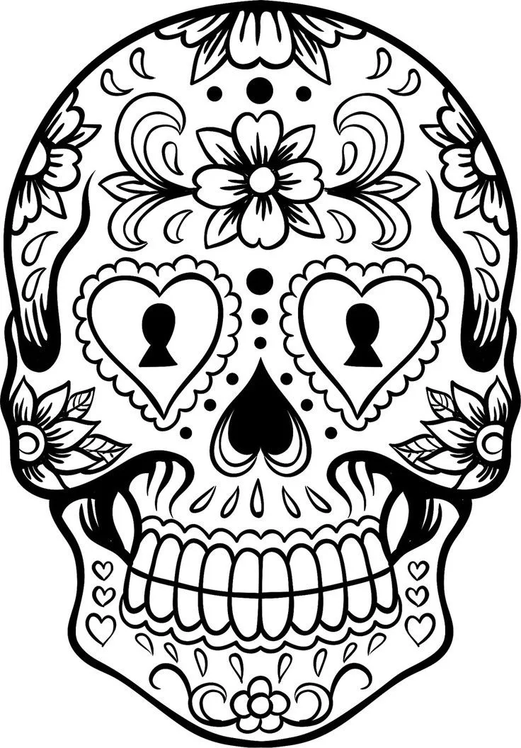 Dibujos de Calaveras - Dibujos Fáciles