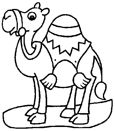 Dibujos de Camellos para colorear | Banco de imagenes Gratis