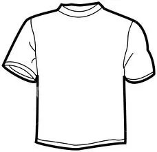 DIBUJOS DE CAMISAS Y CAMISETAS PARA COLOREAR