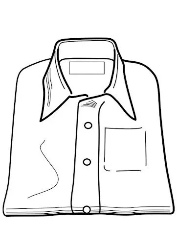 DIBUJOS DE CAMISAS Y CAMISETAS PARA COLOREAR