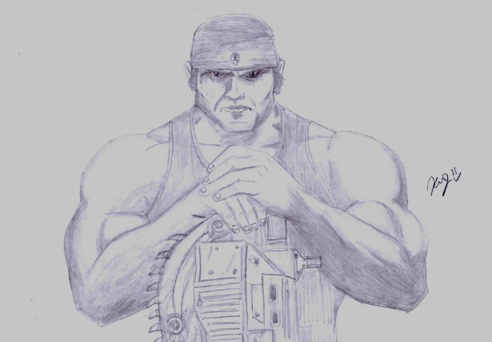 dibujos y caricaturizacion a la carta: Marcus Fenix la saga Gears ...