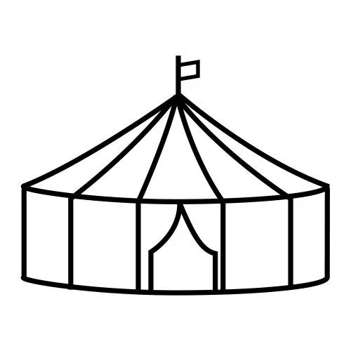 CARPA DE CIRCO PARA DIBUJAR - Imagui