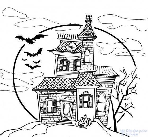 ᐈ Dibujos de Castillos【+900】Lo mejor para Halloween – Dibujos Para Dibujar