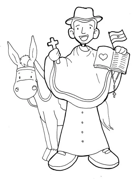 Dibujos para catequesis: BEATO CURA BROCHERO