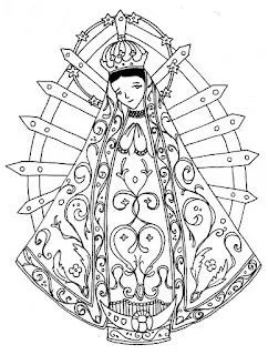 Dibujos para catequesis: VIRGEN DE LUJÁN