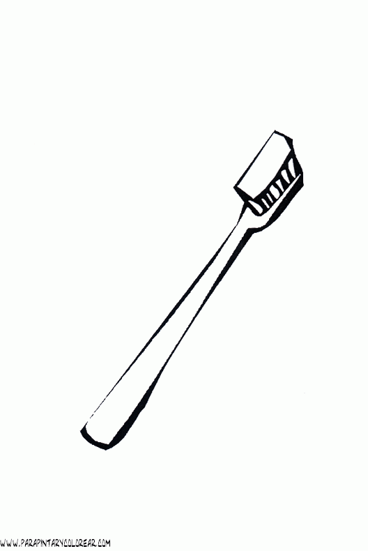 Cepillo los dientes para colorear - Imagui