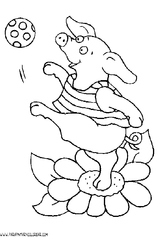 dibujos de Cerdos Colouring Pages