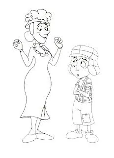 Dibujos del Chavo del Ocho Para colorear 3 | Dibujos Para Colorear