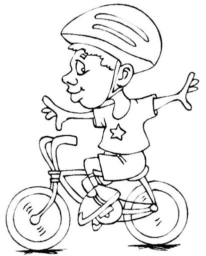 DIBUJOS DE CICLISMO PARA COLOREAR | Dibujos para colorear