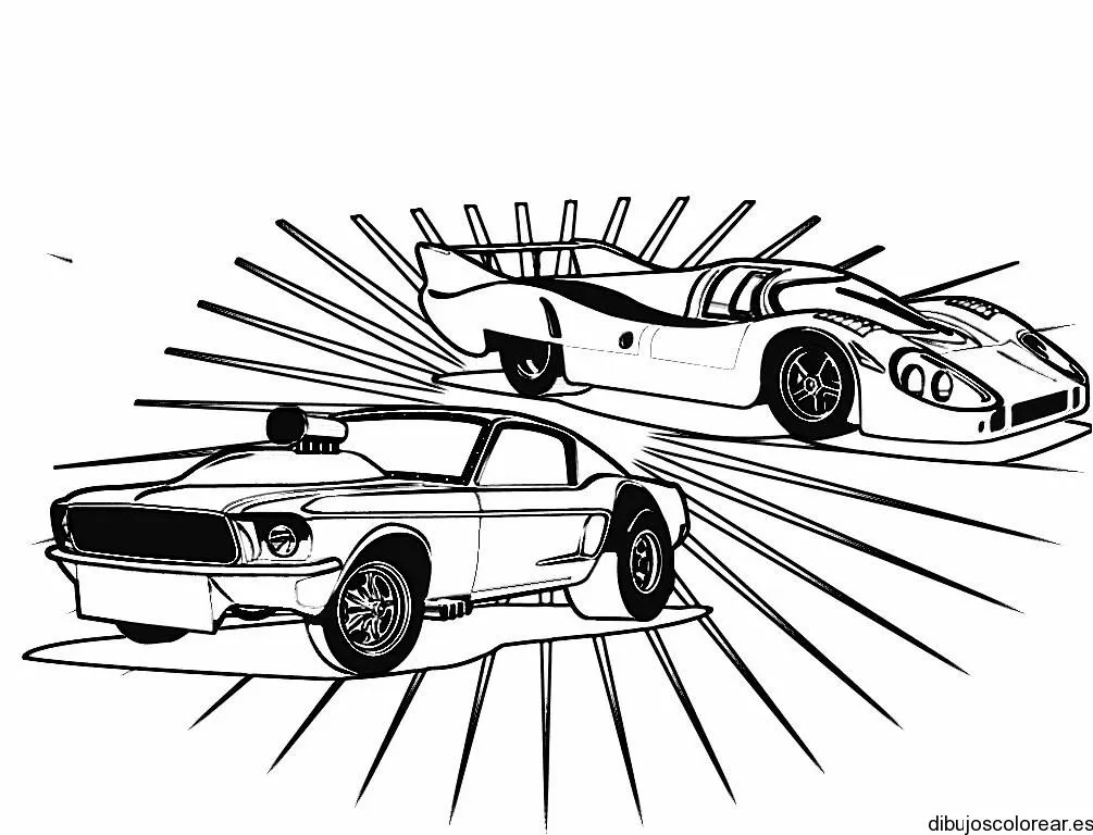 carros clasicos Colouring Pages