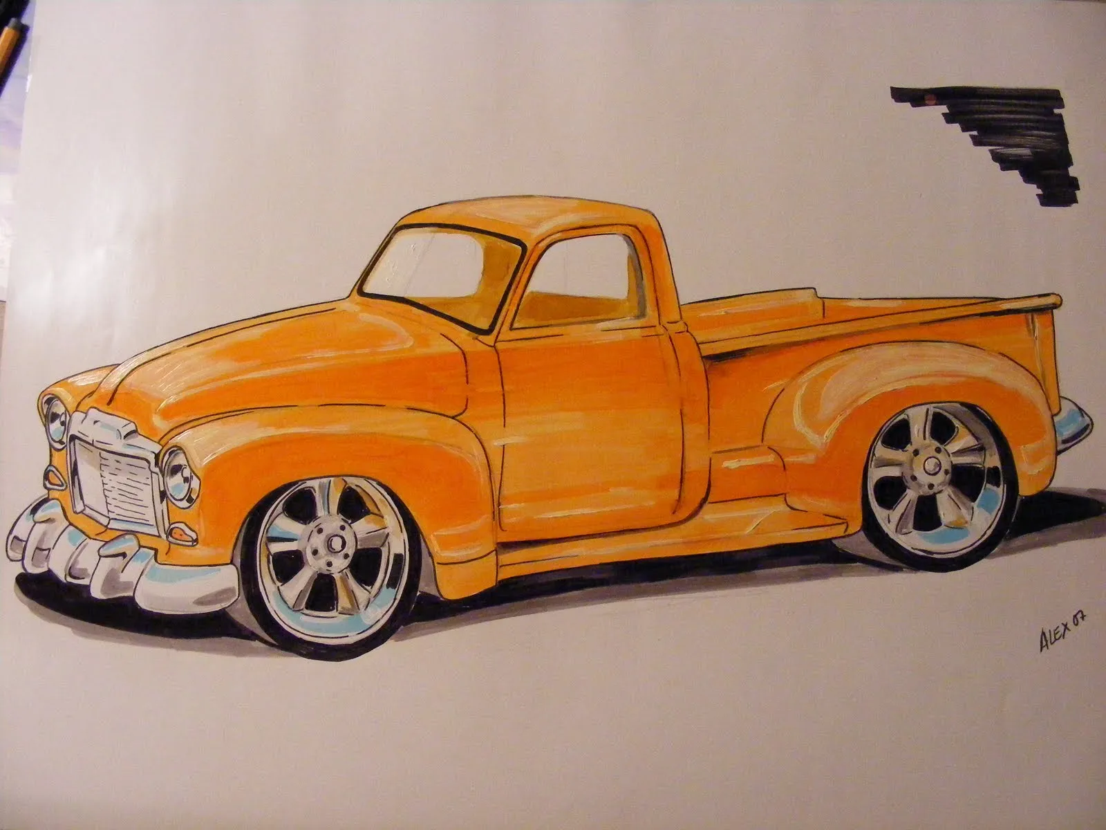 DIBUJOS DE COCHES Y DEL MOTOR POR ALEX PICAO