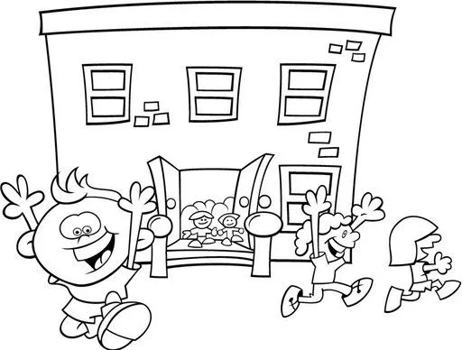 DIBUJOS DEL COLEGIO PARA COLOREAR