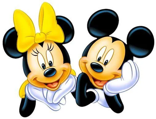 Dibujos a color ♥: Minnie y Mikey en color