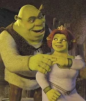 Dibujos a color ♥: ♥ Sherk y Fiona en color