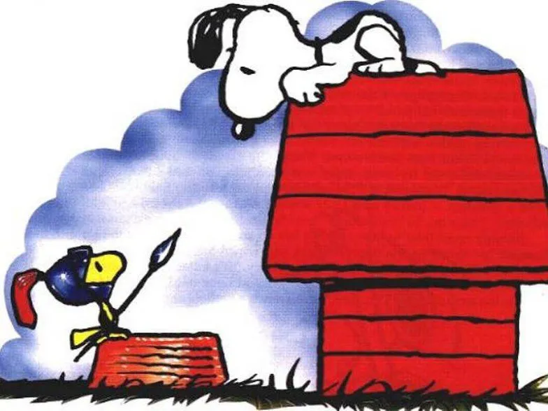 Snoopy de san valentín para colorear - Imagui