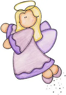 dibujos coloreados de angeles:Imagenes y dibujos para imprimir