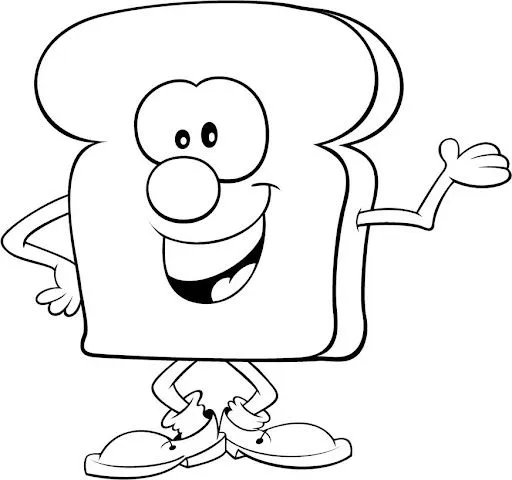 Dibujos para colorear sobre alimentacion saludable - Imagui