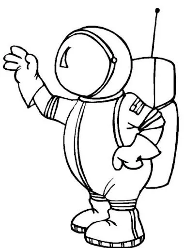 DIBUJOS PARA COLOREAR ASTRONAUTAS | Dibujos para colorear