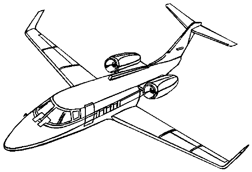 UN AVION Colouring Pages