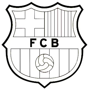 Dibujos Para Colorear Del Bar Barcelona Escudo Fcb - JoBSPapa.