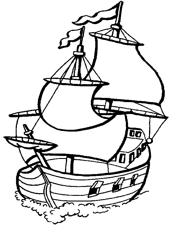 Dibujos para colorear de Barcos de Vela, Plantillas para colorear ...