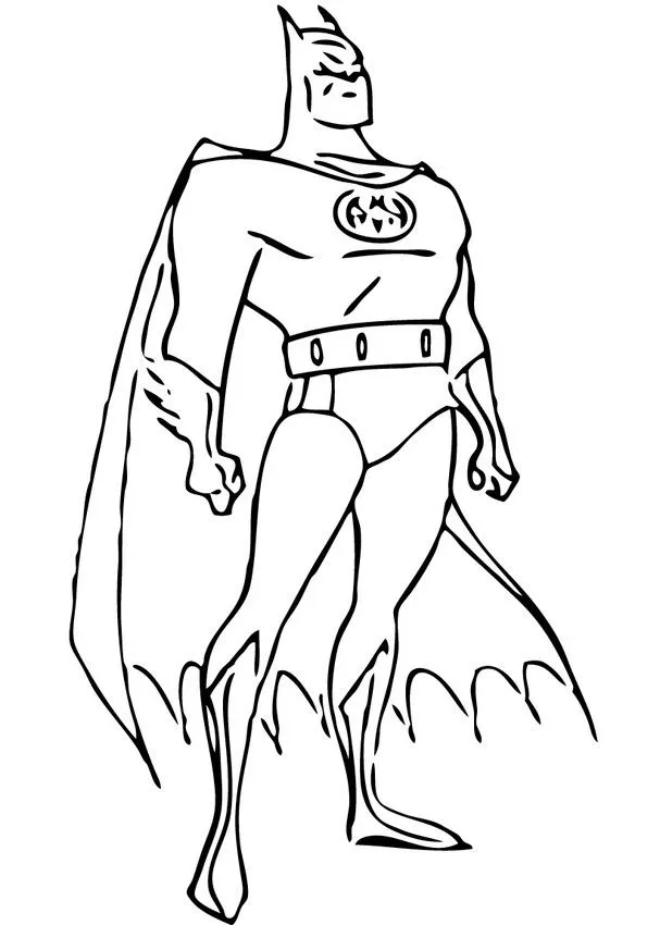 Dibujos para colorear BATMAN, Batman el hombre murciélago para ...