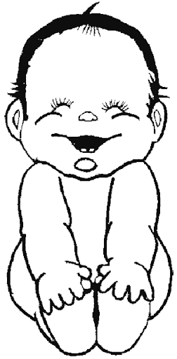 DIBUJOS PARA COLOREAR DE BEBES