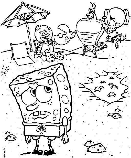 Dibujos para colorear de Bob esponja | Bob Esponja 3000