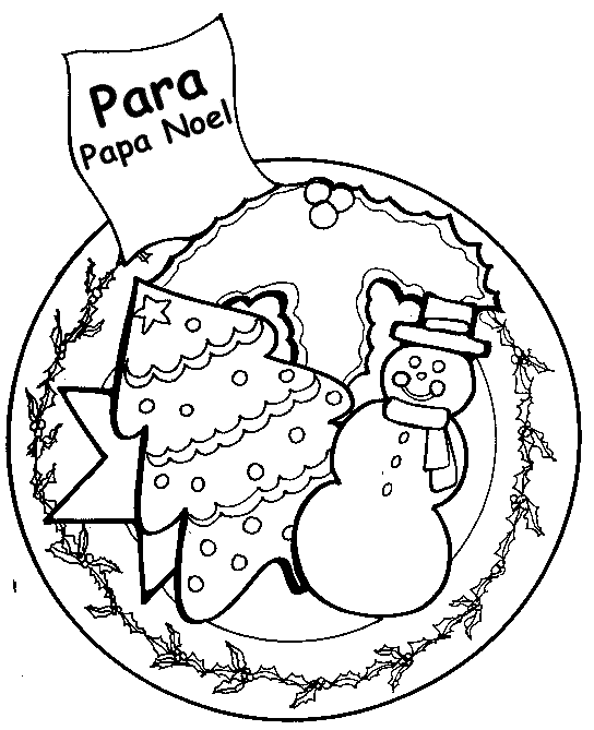 Dibujos para colorear de Bolas de navidad, Plantillas para ...