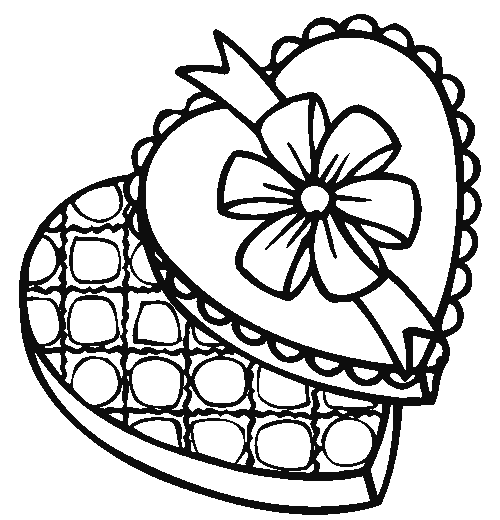 Dibujos para colorear de Bombones, Plantillas para colorear de ...