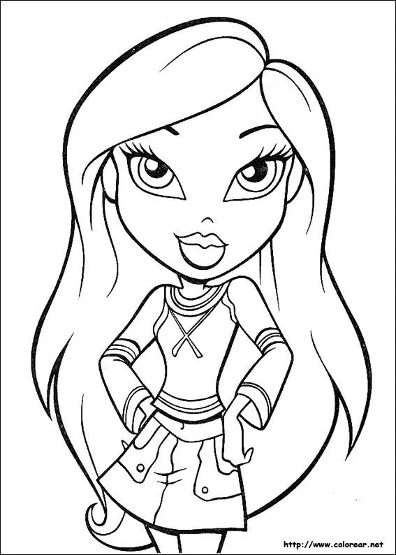 Dibujos para colorear de Bratz