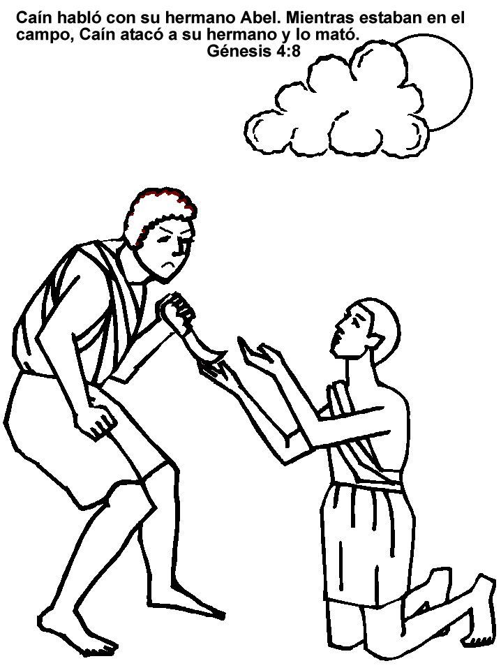 Dibujos Para Colorear De Cain y Abel | Imagenes Cristianas Para ...