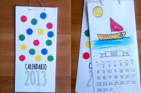 Dibujos para Colorear: Calendario 2013 para imprimir