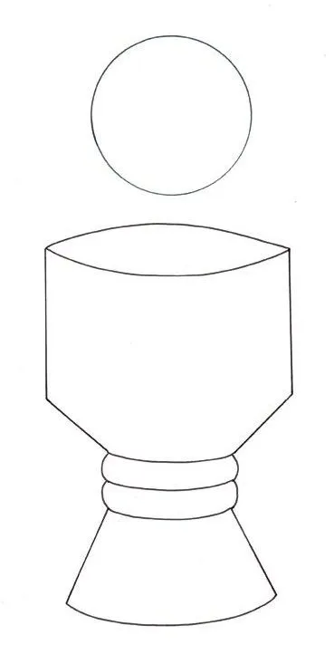 Dibujos para colorear de caliz y ostia - Imagui