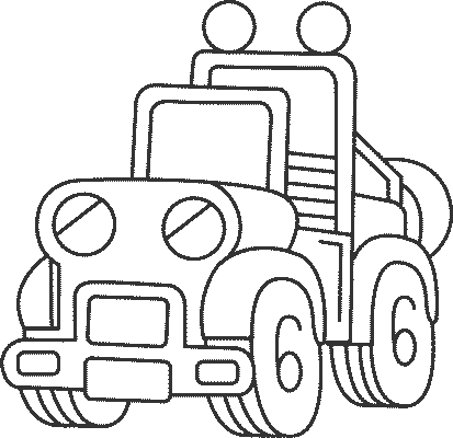 Dibujos para colorear de Camiones