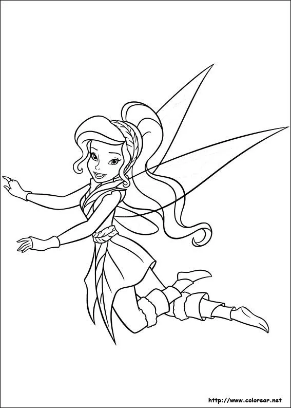 Dibujos para colorear de Campanilla. El secreto de las hadas