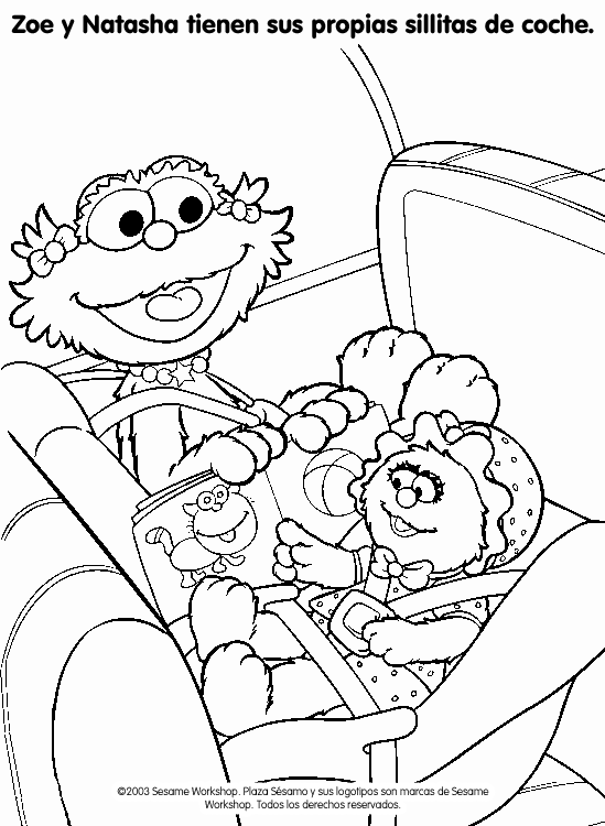 Dibujos para colorear de caras de plaza sesamo - Imagui