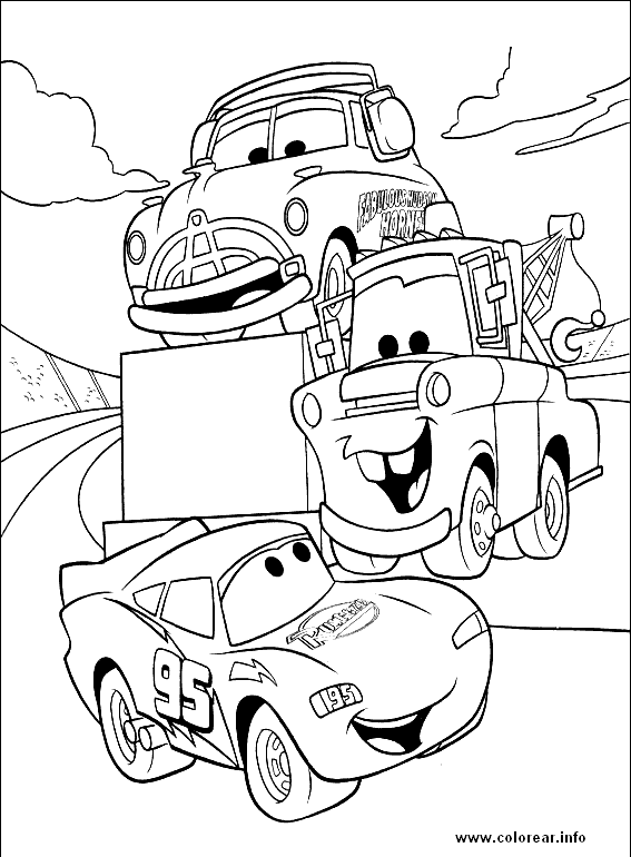 dibujos para colorear cars para imprimir - Google Search ...