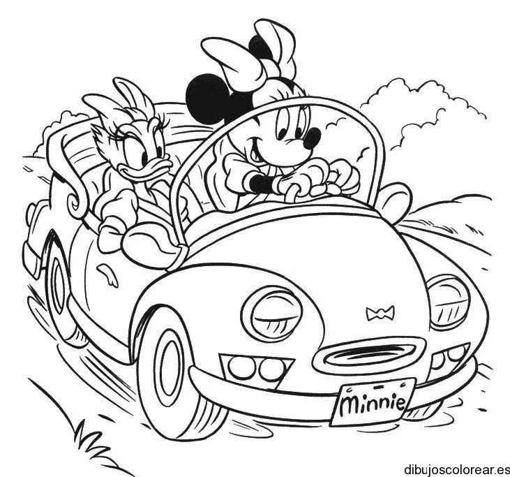 Dibujos para colorear de la casa de Mickey Mouse - Imagui