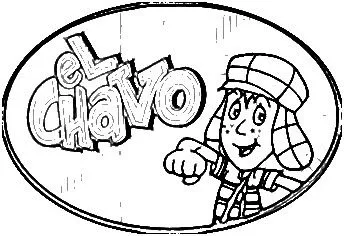 DIBUJOS PARA COLOREAR EL CHAVO DEL 8