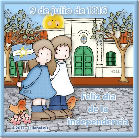 Dibujos colorear y color independencia Argentina 9 de Julio ...