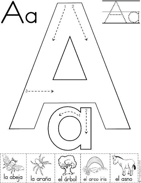 Imagenes para colorear que empiecen con las vocales - Imagui