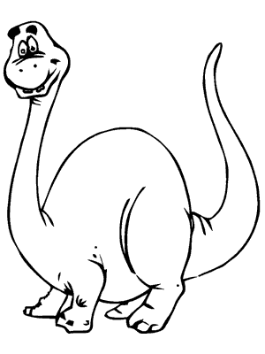 Dibujos Para Colorear: Dibujo Para Colorear Dinosaurio