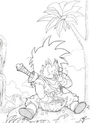  ... Dibujo Para Colorear Son Goten Dibujos Para Colorear Dragon Ball Z