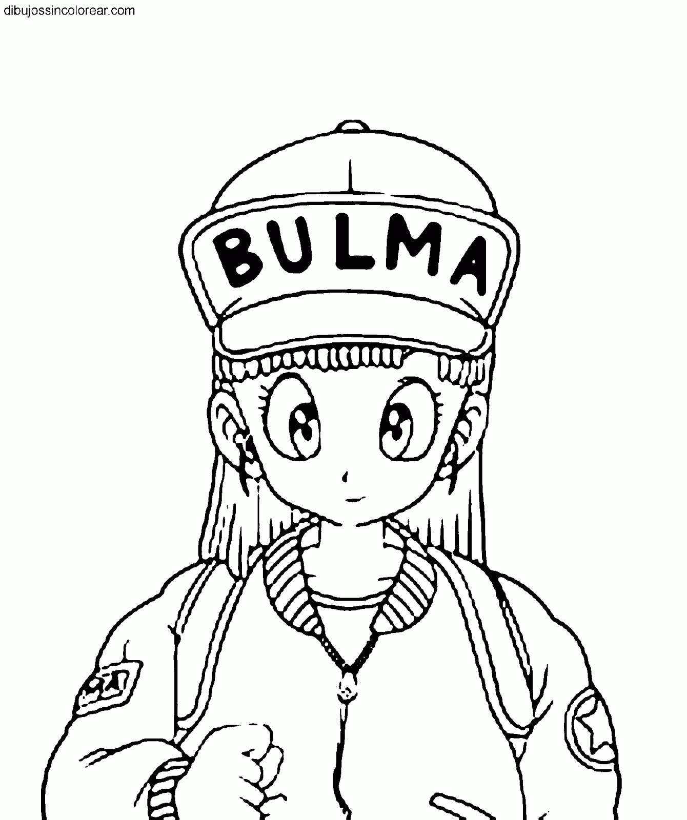 Dibujos Sin Colorear: Dibujos de Bulma (Dragonball) para colorear